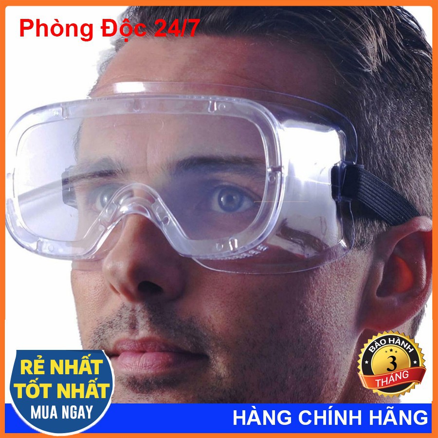 Kính Chống Bụi Ngăn Sương Mờ, Kính Chống Hóa Chất Sử Dụng Làm Mộc, Phun Thuốc Sâu