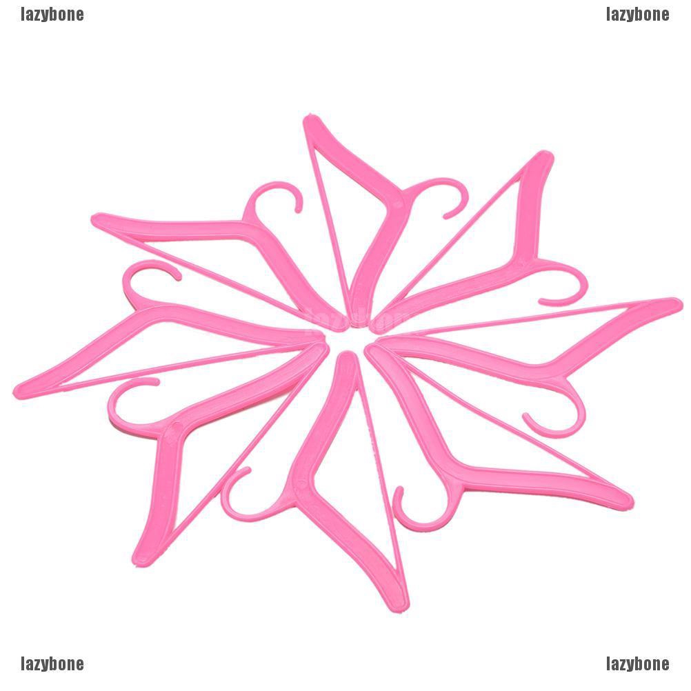 Bộ 20 Móc Nhựa Treo Quần Áo Màu Hồng Xinh Xắn