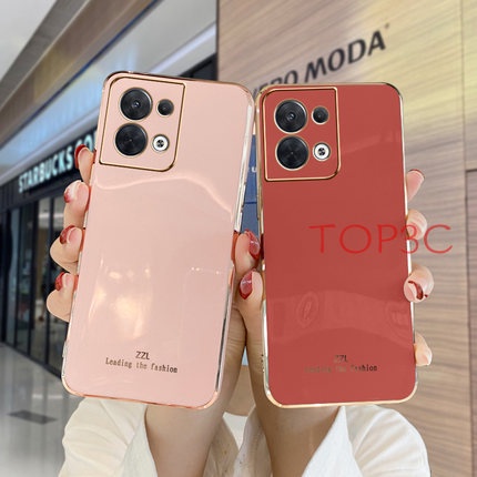 Ốp lưng oppo reno 8 Ốp Điện Thoại Viền Thẳng Thời Trang Cho OPPO Reno 8 pro Reno 8Z 5G Reno 7Z 5G Reno 8 PRO 5G Reno 7 4G Reno5 Reno6 5G ZB