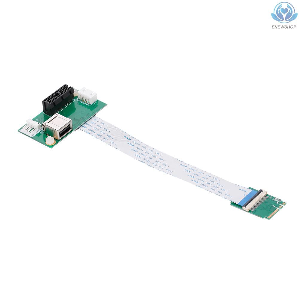 (hàng Mới Về) Bảng Mạch Chuyển Đổi Mini Pci-e Sang Pci-e Với Khe Cắm Dọc