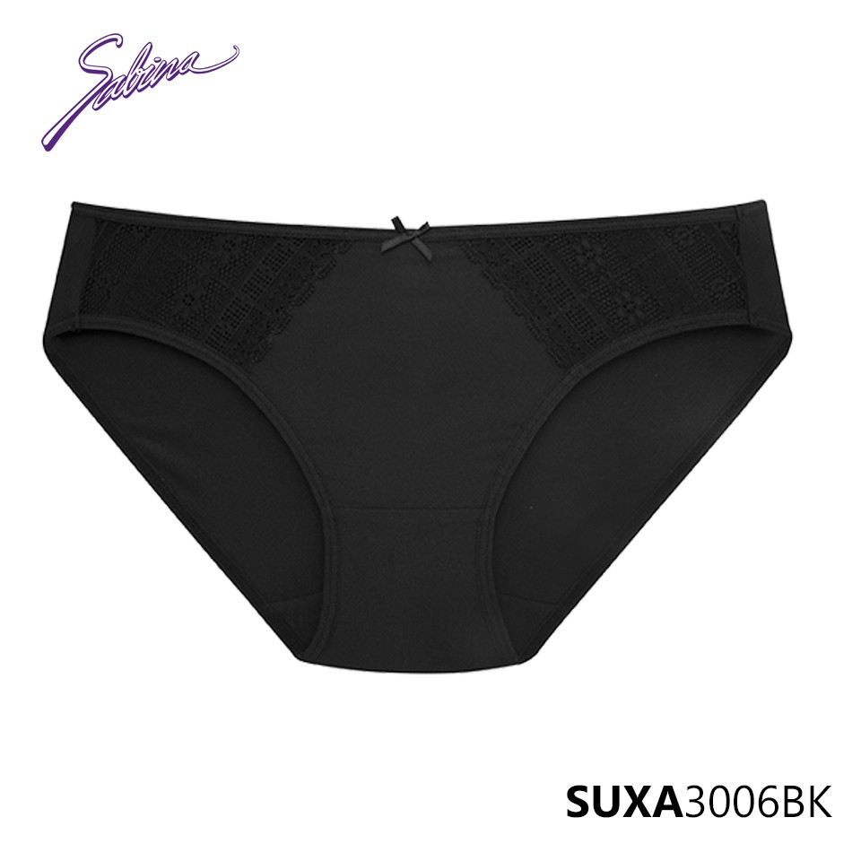 Combo Áo Lót Cúp Ngang Mút Dày Nâng Ngực Phối Ren Và Quần Đồng Bộ Màu Đen Doomm Doomm By Sabina SBXA3006BK+SUXA3006BK | BigBuy360 - bigbuy360.vn