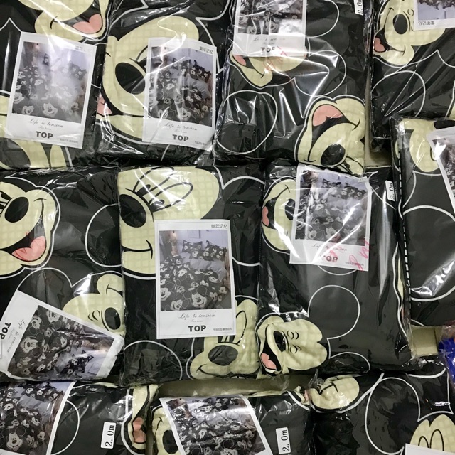 Set ga gối ( 4 món ) hình mickey