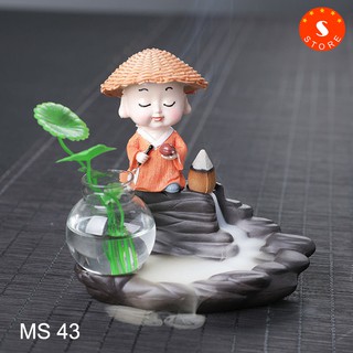 Thác khói trầm hương - Tặng Kèm 20 nụ Trầm tự nhiên (full bộ như hình)