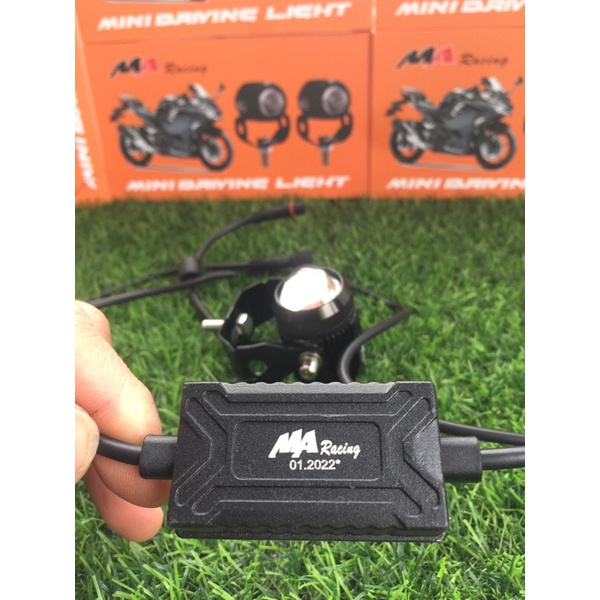 Trợ sáng mini 2 màu MAracing 20w loại 1 nguồn nhôm, có quạt