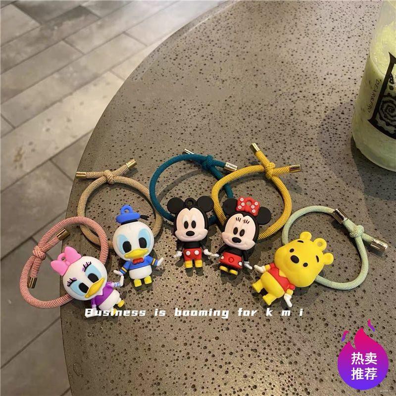 ▤Disney Phim hoạt hình dễ thương Sợi dây tóc cặp đôi vòng tay học sinh trẻ em phụ kiện búp bê đeo nhẫn nữ trang sứ