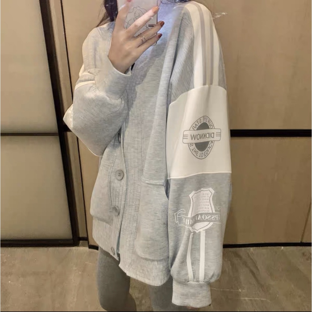 Áo khoác Cadigan nút cài FORM RỘNG chất dày dặn