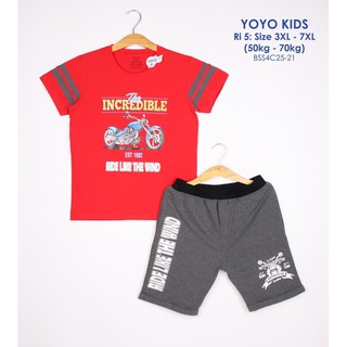 Đồ bộ Yoyo bé trai size đại cồ(45-70kg)