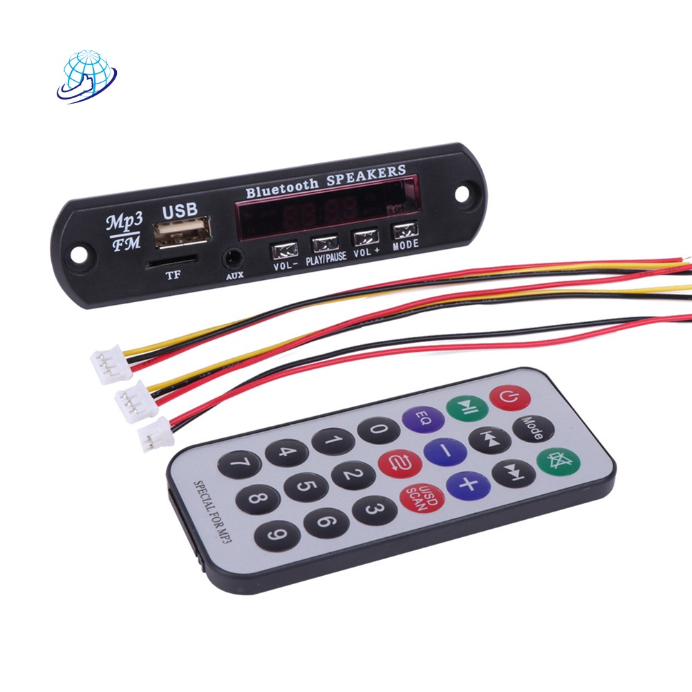 Dụng Cụ IN Ấn Tượng|Mô Đun Giải Mã Âm Thanh MP3 FM Radio Bluetooth 5.0 Chuyên Dụng Cho Xe Hơi