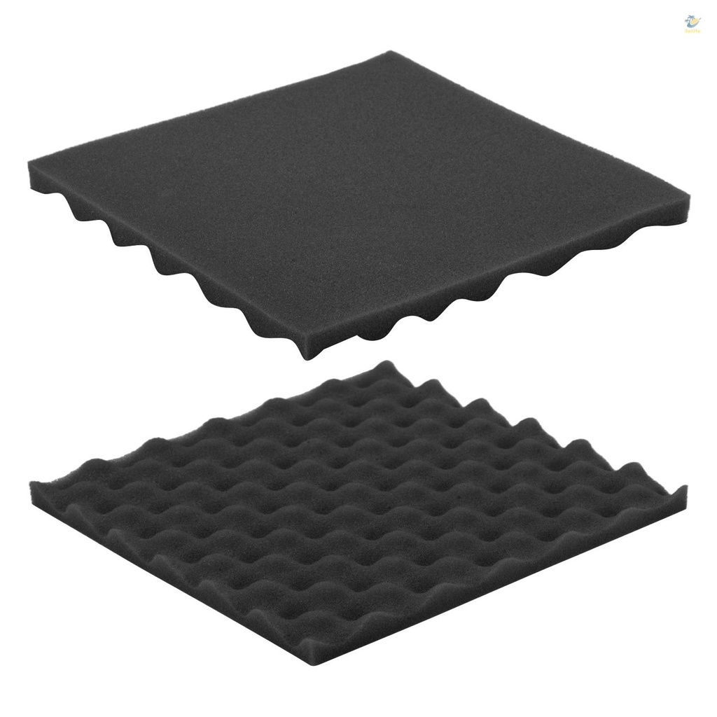 Set 36 Miếng Xốp Cách Âm Màu Xám Đậm 30 * 30cm/ 12 * 12in Tiện Dụng