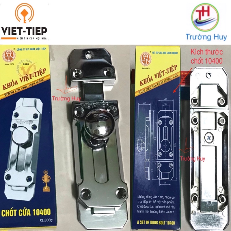 [chính hãng] Chốt cửa Việt Tiệp 10400