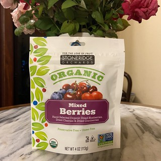 [STONERIDGE] HỖN HỢP QUẢ MỌNG HỮU CƠ SẤY KHÔ (113g) - Organic Mixed Berries