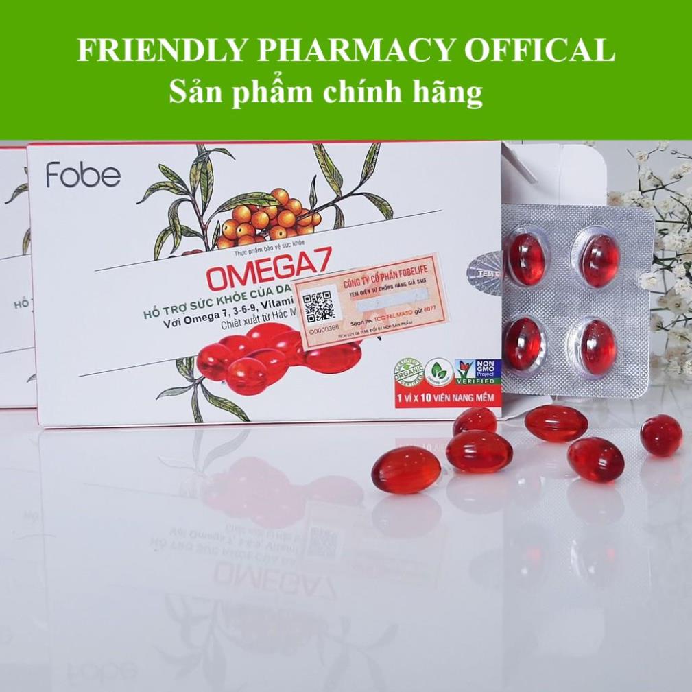 FoBe OMEGA7 – Hỗ trợ giúp tim mạch khỏe mạnh