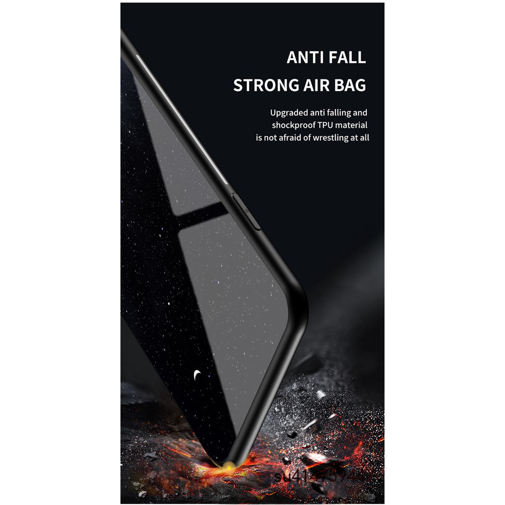 Ốp điện thoại tráng gương viền TPU màu Gradient thời trang cho Mi Black Shark3 xiaomi Black Shark 3