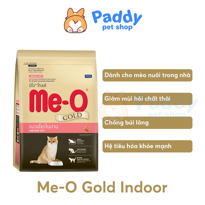 Hạt Me-O Gold Cao Cấp Cho Mèo Trưởng Thành