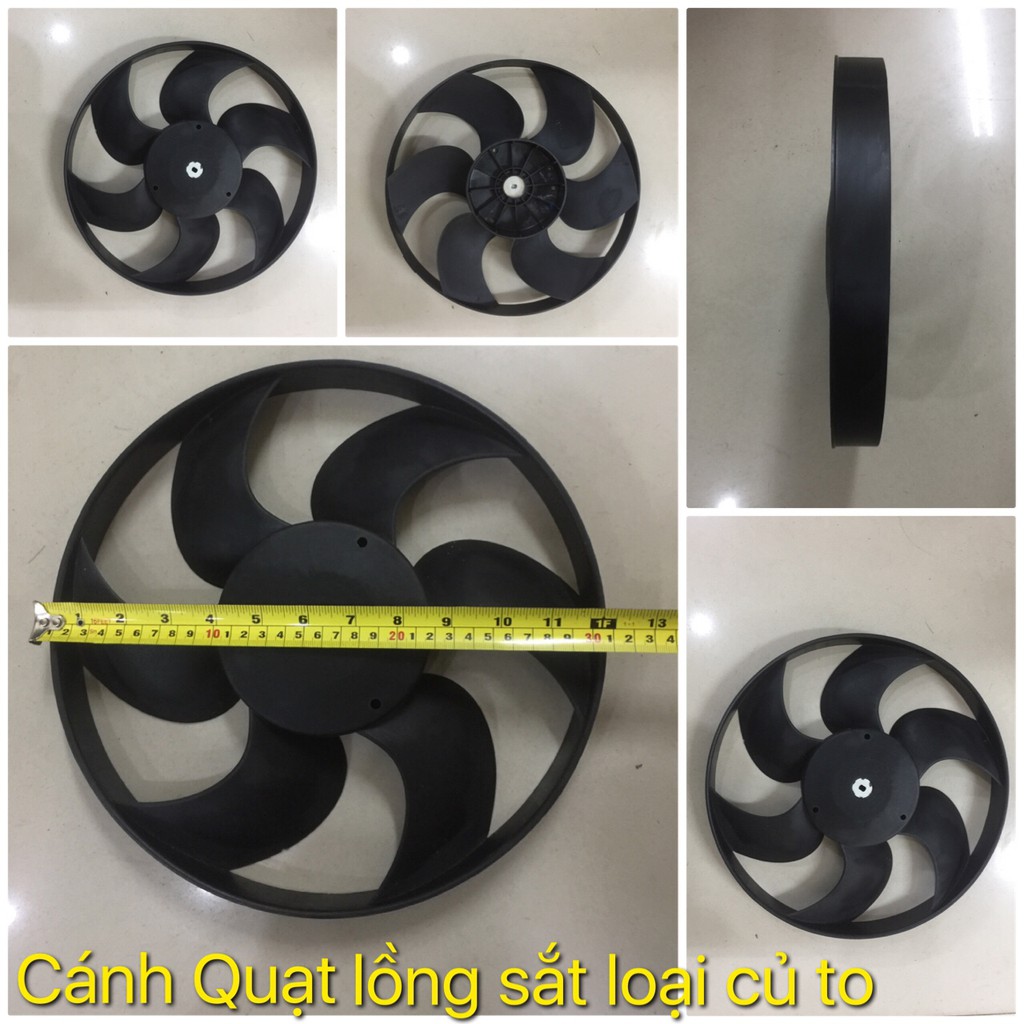 Cánh của quạt lồng sắt loại củ to