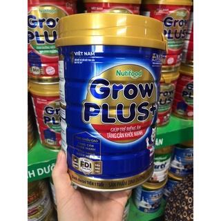 (Có quà) Sữa bột Nuti Grow Plus Xanh 900g ( Mẫu Mới )
