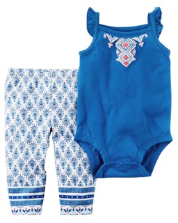 Bộ bodysuit và quần Carter