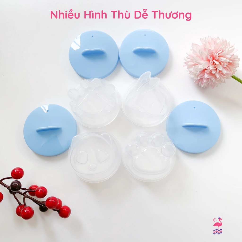 Khuôn Hấp Đồ Ăn Làm Bánh Có Nắp Cho Bé Ấm Baby Nhiều Hình Ngộ Nghĩnh Từ Nhựa PP An Toàn Không Gây Hại Ấm Gift Decor