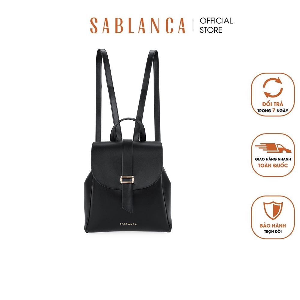 Balo nữ thời trang nấp gập đính kim loại SABLANCA 5051BP0062