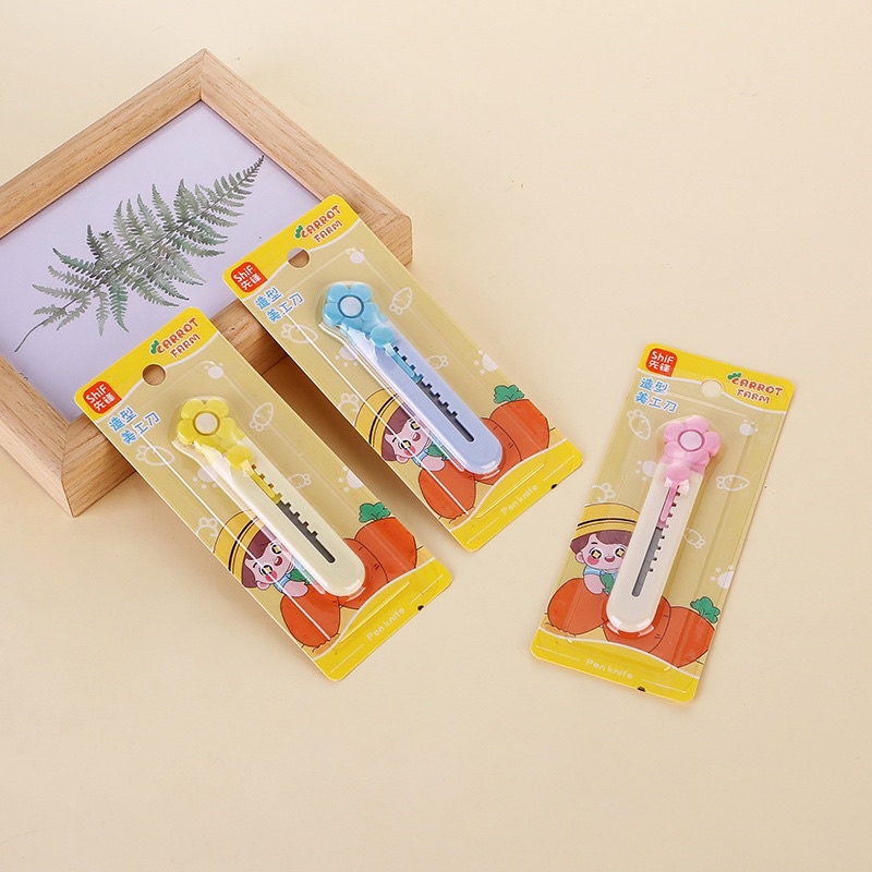 Rọc giấy mini hoa mai, gấu, đầu thú, thỏ