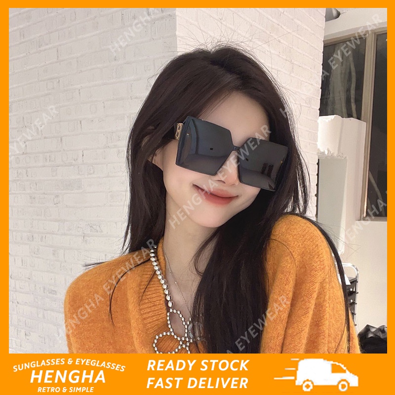 Kính Mát Gọng Vuông Chống Tia UV Thời Trang Cá Tính