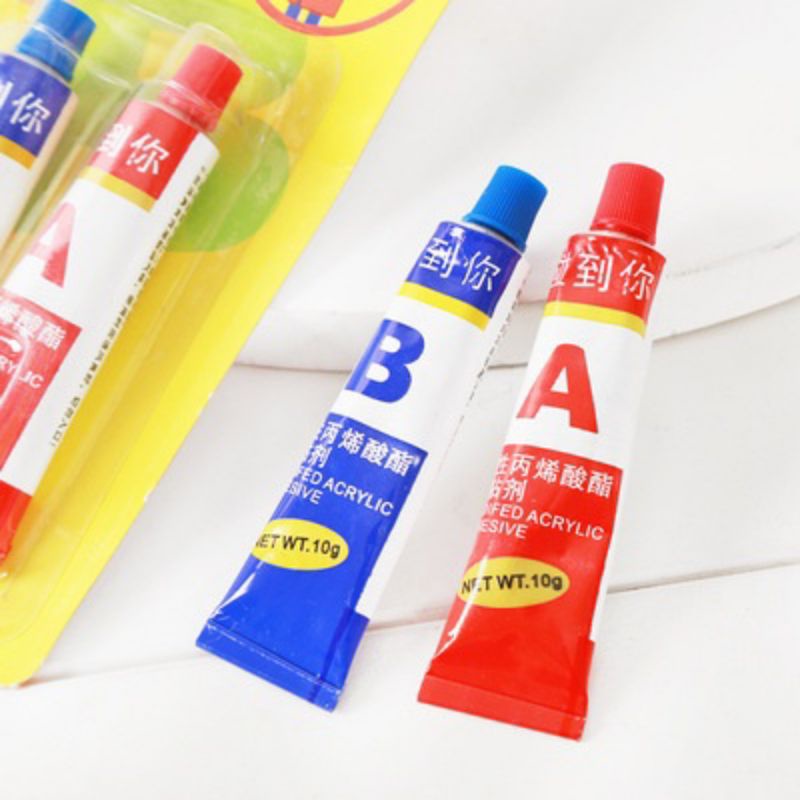Vỉ 2 tuýp keo AB siêu chắc đa năng