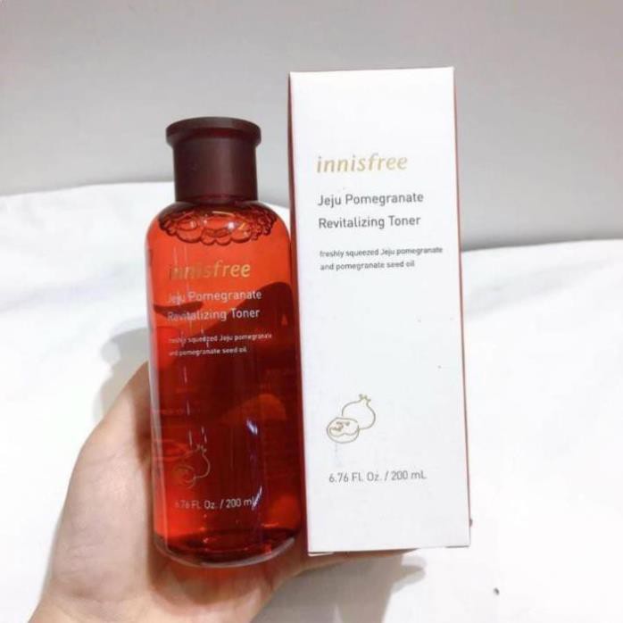 NƯỚC HOA HỒNG VÀ SERUM NGĂN NGỪA LÃO HÓA TỪ LỰU INNISFREE JEJU POMEGRANATE REVITALIZING TONER