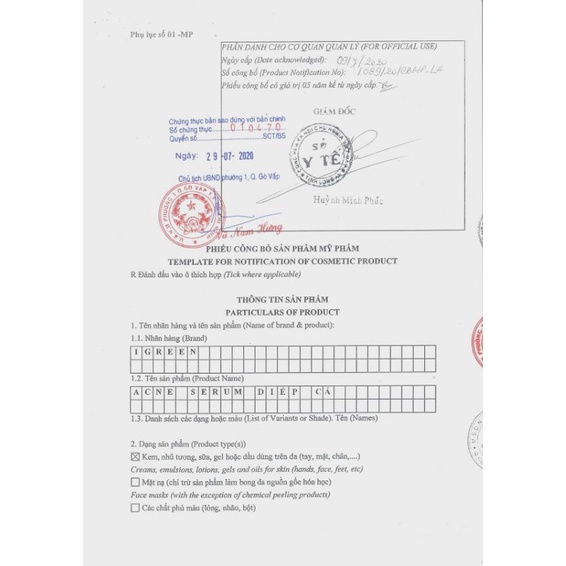 Serum Diếp Cá Igreen đánh bay mụn | BigBuy360 - bigbuy360.vn