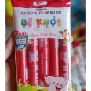 Xúc xích Bé Khỏe vị heo hầm hạt sen