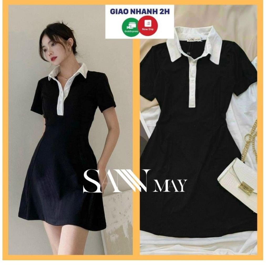 Váy polo body tay ngắn xinh yêu, đầm polo đi dự tiệc, đi chơi dạo phố, đi bar sang chảnh - có Bigsize SANCLOTHING !