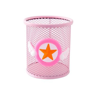 Ống cắm bút hồng pastel CB6 hộp đựng viết heo hồng sakura cute dễ thương