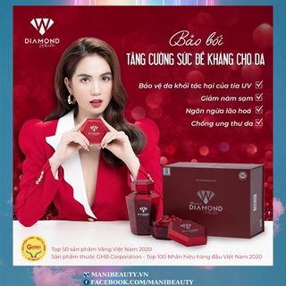Viên uống trắng da Diamond White GHB, viên uống trắng da Ngọc Trinh, viên uống chống nắng
