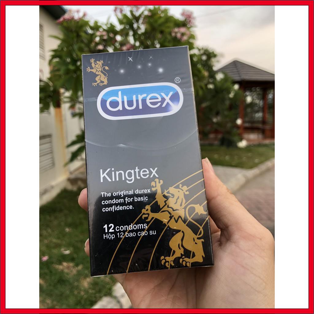 Bao Cao Su Durex Kingtex 12 bao Hàng Chính Hãng(Free Ship), Chống Xuất Tinh Sớm, Kéo Dài Thời Gian