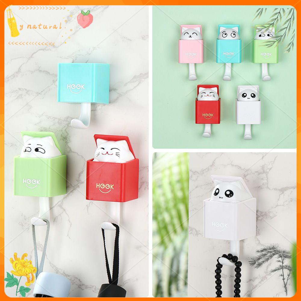Móc Treo Chìa Khóa Gắn Tường Hình Mèo Dễ Thương