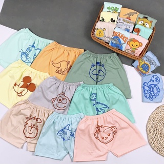 Quần chục đùi in mông thú 100% cotton mềm mịn cho bé 4-15kg