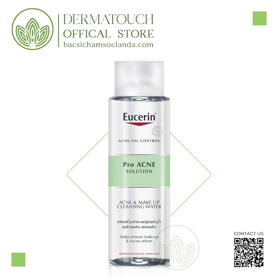 Nước tẩy trang dành cho da mụn Eucerin Proacne Acne &amp; Make Up Cleansing Water