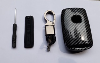 Ốp chìa khoá mazda 3 2020 vân carbon