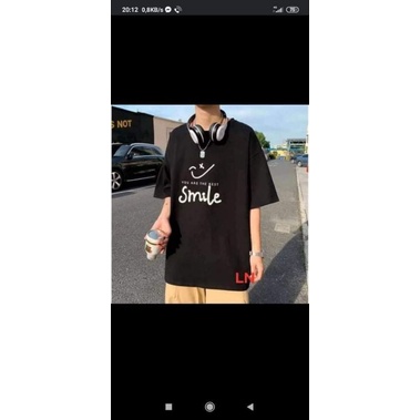 [SIÊU SALE] Áo Thun Tay Lỡ Freesize Unisex, Áo Thun Form Rộng Icon Smile Siêu Hót( kèm ảnh thật)