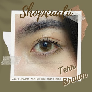 [Mã hiếm] Lens nâu trong Mel/Tee brown- 0 độ