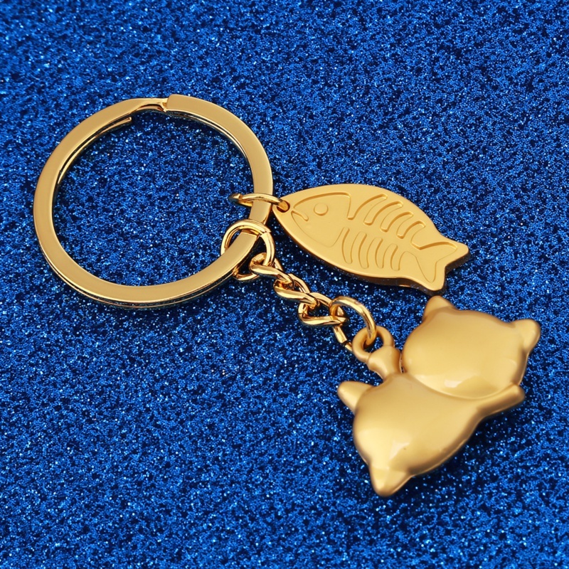 Móc Khóa Hình Mèo May Mắn Dễ Thương