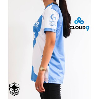 Áo thun Jersey C9 Trắng Xanh