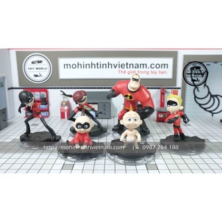 [ mohinhtinhvietnam] Mô hình nhân vật gia đình siêu nhân