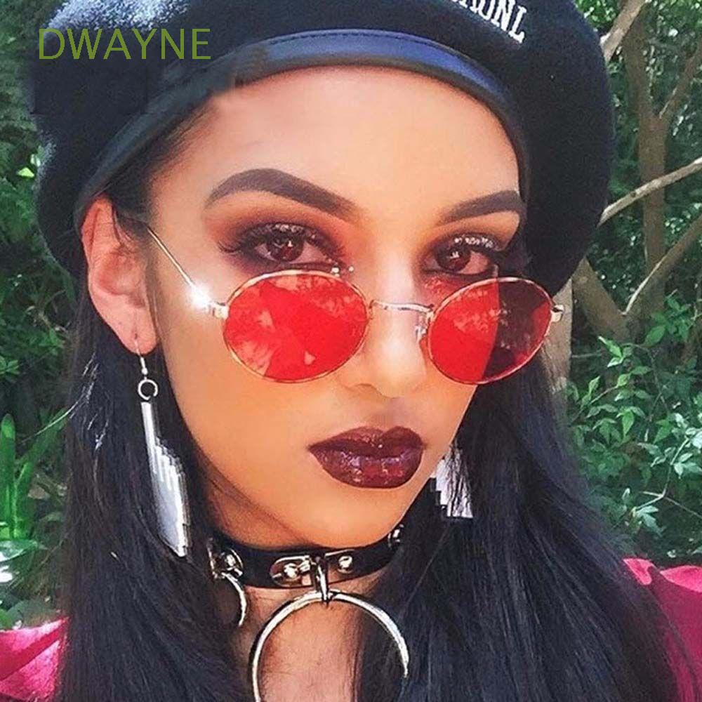 Kính Mát Hình Tròn Màu Đen Nhiều Màu Kiểu Vintage Thời Trang Cho Nữ