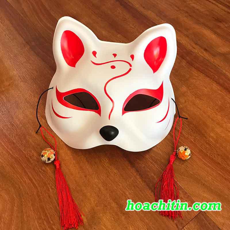 Bán (Mask fox_cosplay) Mặt nạ mèo vẽ Mặt Nạ Mèo Thần Tài Mặt Nạ Cáo