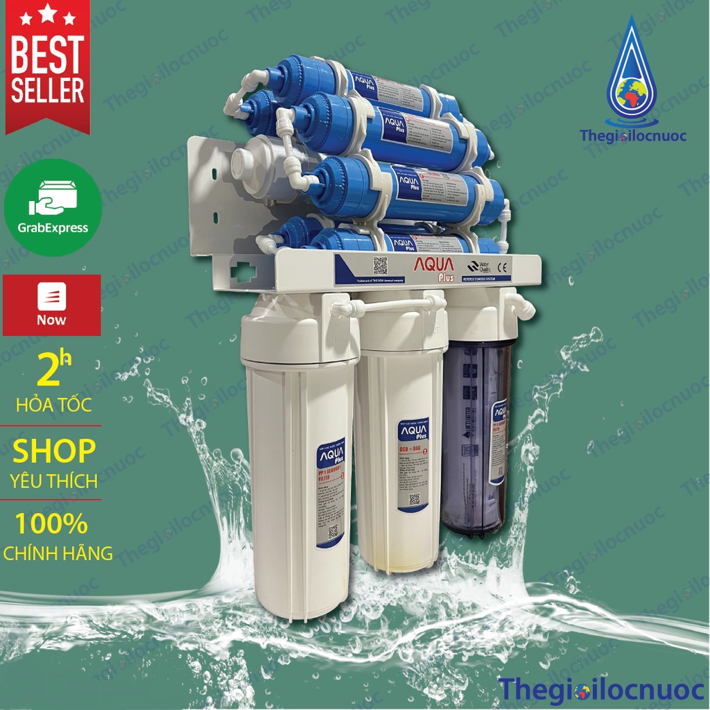 Máy lọc nước AQUA 11 cấp UV công nghệ UF không nước thải