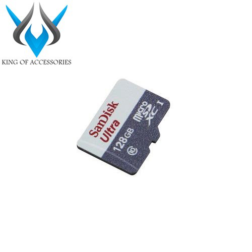 Thẻ nhớ MicroSDXC SanDisk Ultra 128GB Class 10 80MB/s (Xám)