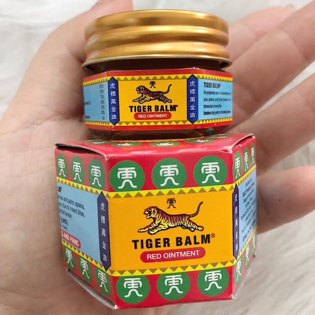 Cao xoa bóp hiệu con hổ Tiger Balm Red 20g Thailan (Hàng chuẩn)