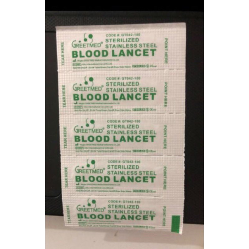 Combo 5 kim lancet nặn mụn chích mủ vô trùng