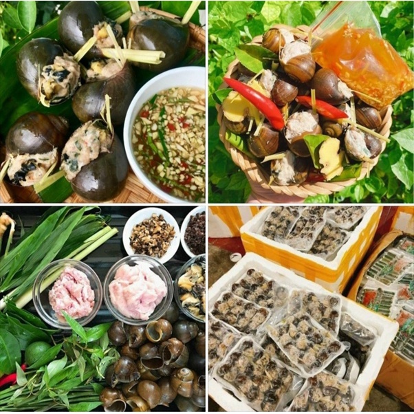 Ốc Bưu Nhồi Thịt vỹ 350g