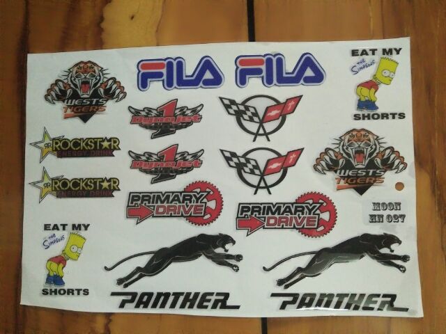 Bộ tem nổi Panther